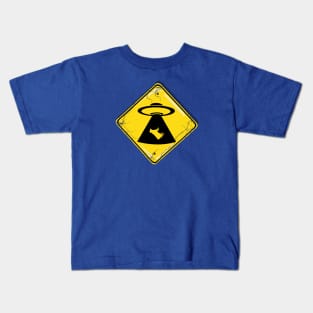 Cosmic Crossing: UFO Abduction Zone No 2 Kids T-Shirt